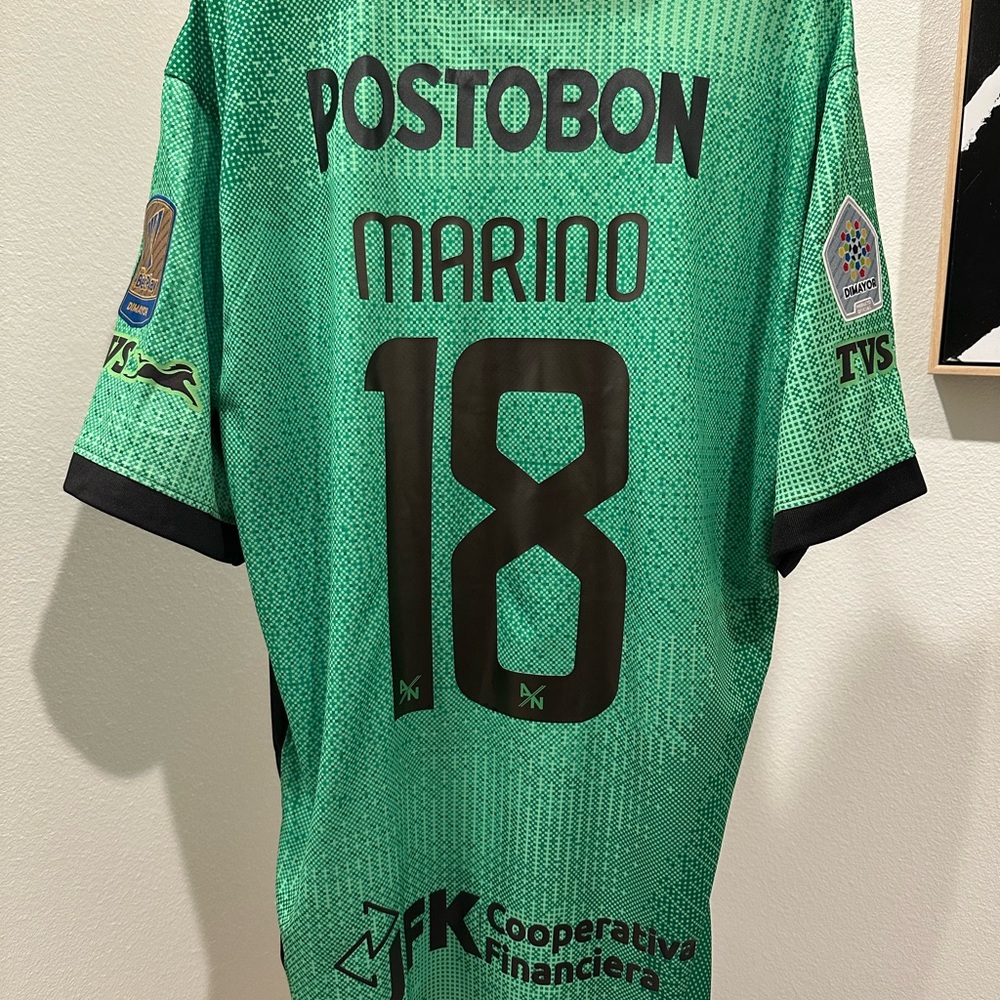 2025-26 Atletico Nacional Marino Hinestroza Soccer Jersey